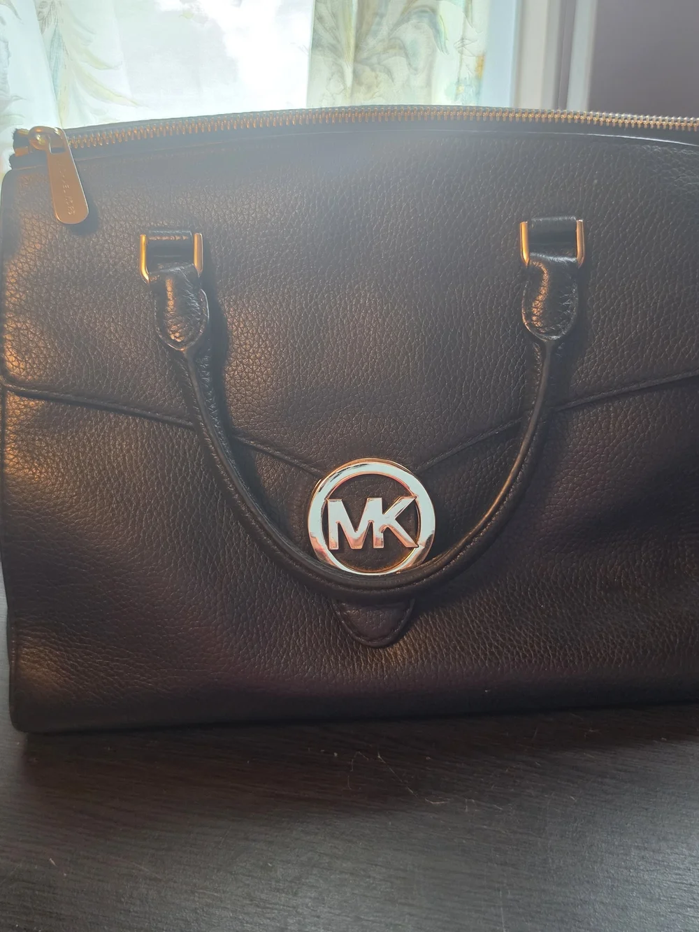 Michael Kors Black Vanna Satchel